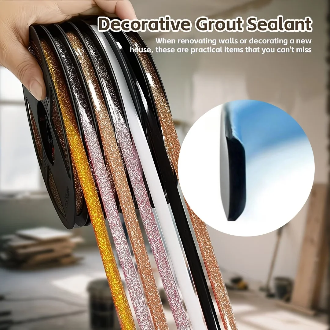 Kitchen Cooktop Gap Self Adhesive Tape Waterproof Sealing Strip Caulk Strip Sink Proof for Basin Edge Toilet Bowl