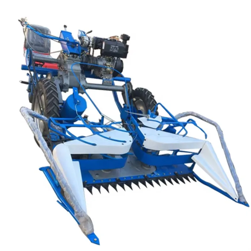 Highly Popular Mini Harvester Three-Wheeled Reed Reaper Integrated Machine mower for Harvesting Bundle up Placement of Crops