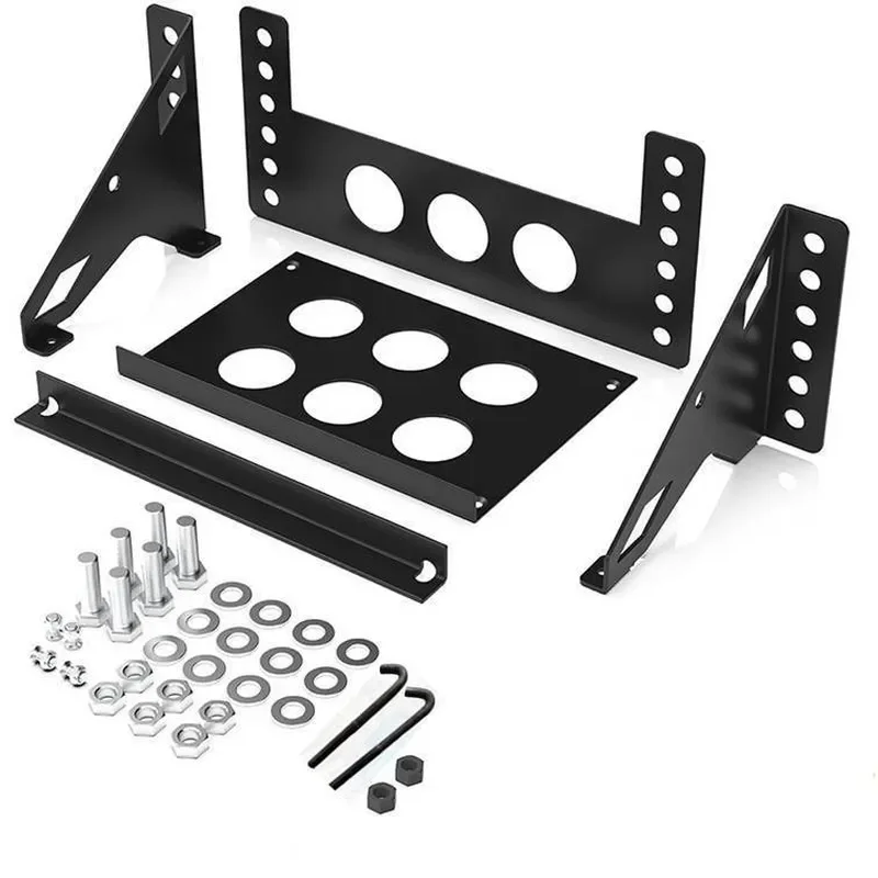 Heavy Duty Metal Steel Battery Box Tray Bracket Anti Corrosion Non Rust Universal Storage Installation