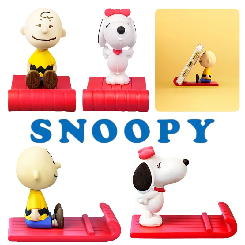 Snoopy Charlie Brown Phone Stand Cartoon Anime Lazy Bracket Universal Desktop Phone Holder for IPhone Xiaomi Toy Ornament Gift