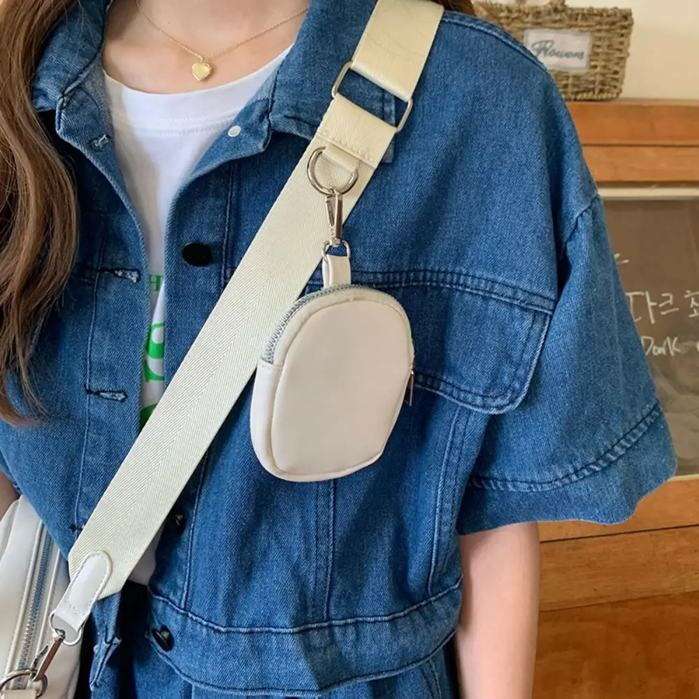 

Casual Korean Style Male Shoulder Bag Mini Bag Pendant Solid Color Small Square Bags Zipper Handbag Phone Pouch Bag Men