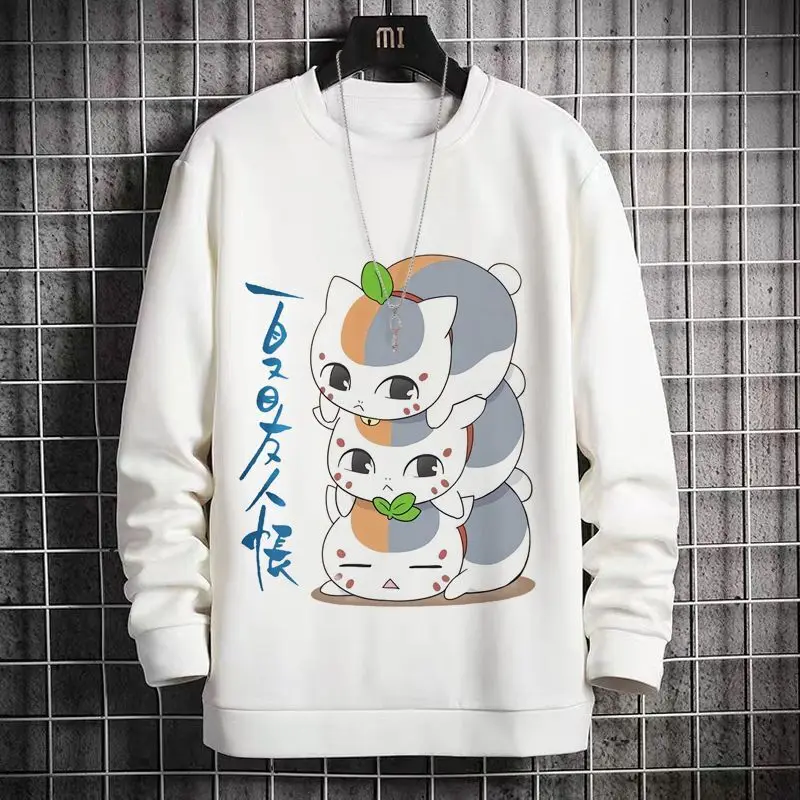 

Anime Game Natsume's Book Of Friends Sweatshirt Crew Neck Fleece Merchandise Unisex Student Loose Korean Style Top Autumn Winter
