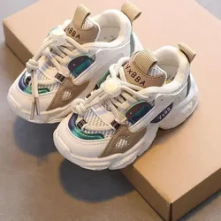 2024 New Girl's Sneakers Children's Boy's Baby Mesh Breathable Kids Shoes Toddler Girl Sneakers Flats Shoes Outdoor Sneaker