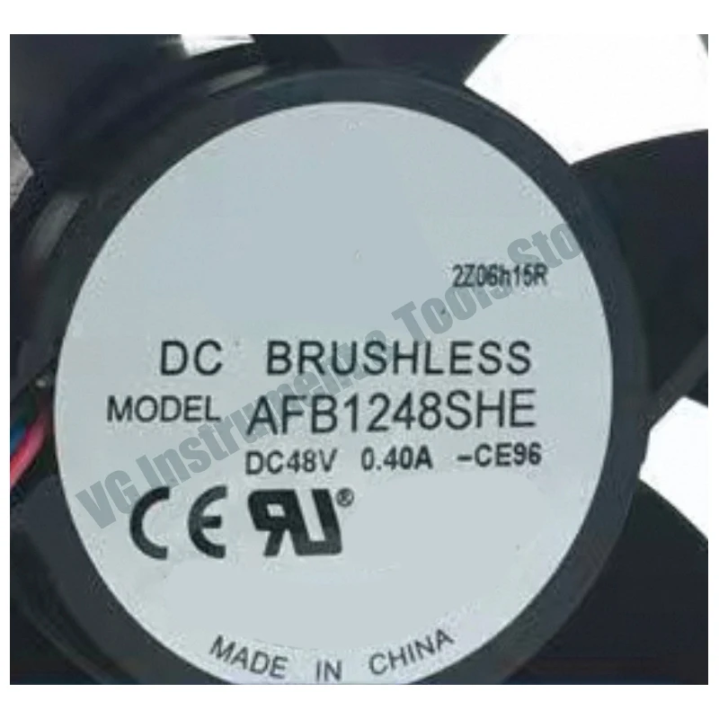 Neuer 120mm x 38mm Lüfter für Delta 12cm 48V 0,9A Hochleistungskühlung AFB1248GHE/AFB1248EHE/AFB1248SHE 241CFM Industrie/Server – Detail 2