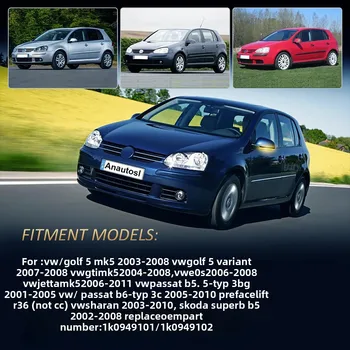 2ks sekvenčních LED blinkrů do bočních zrcátek pro VW Golf 5 EOS GTI Jetta MK5 Passat B5.5 B6 R36 Sharan Škoda 6 nejlepší prodej Směrové světlo pro VW Jetta MK5 - №6