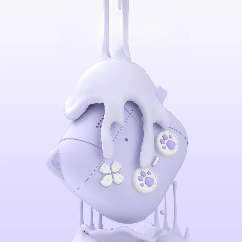 Funda protectora creativa para auriculares con diseño de pata de gato para Airpods 4, gran oferta, funda protectora de silicona suave para auriculares