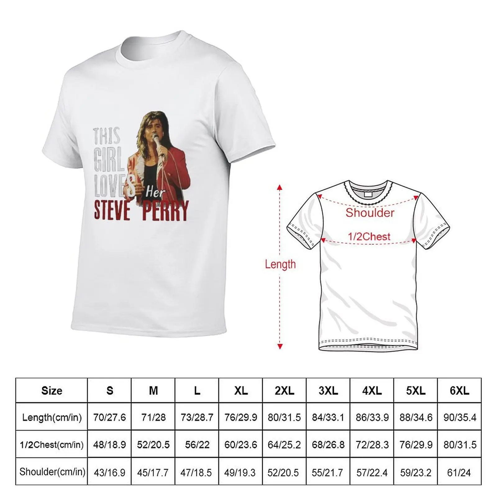 This Girl Loves Her Steve Perry T-Shirt man clothes customs mens t shirts