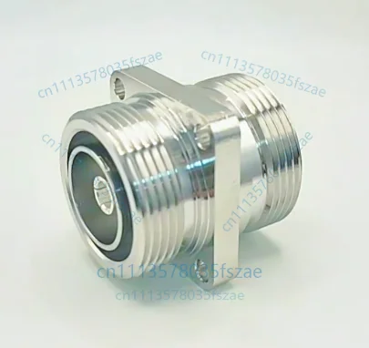1pc l29-kfk adapter female to female din-kkf double female flange fixed 7/16-kkf wall penetration connector 6g accessories