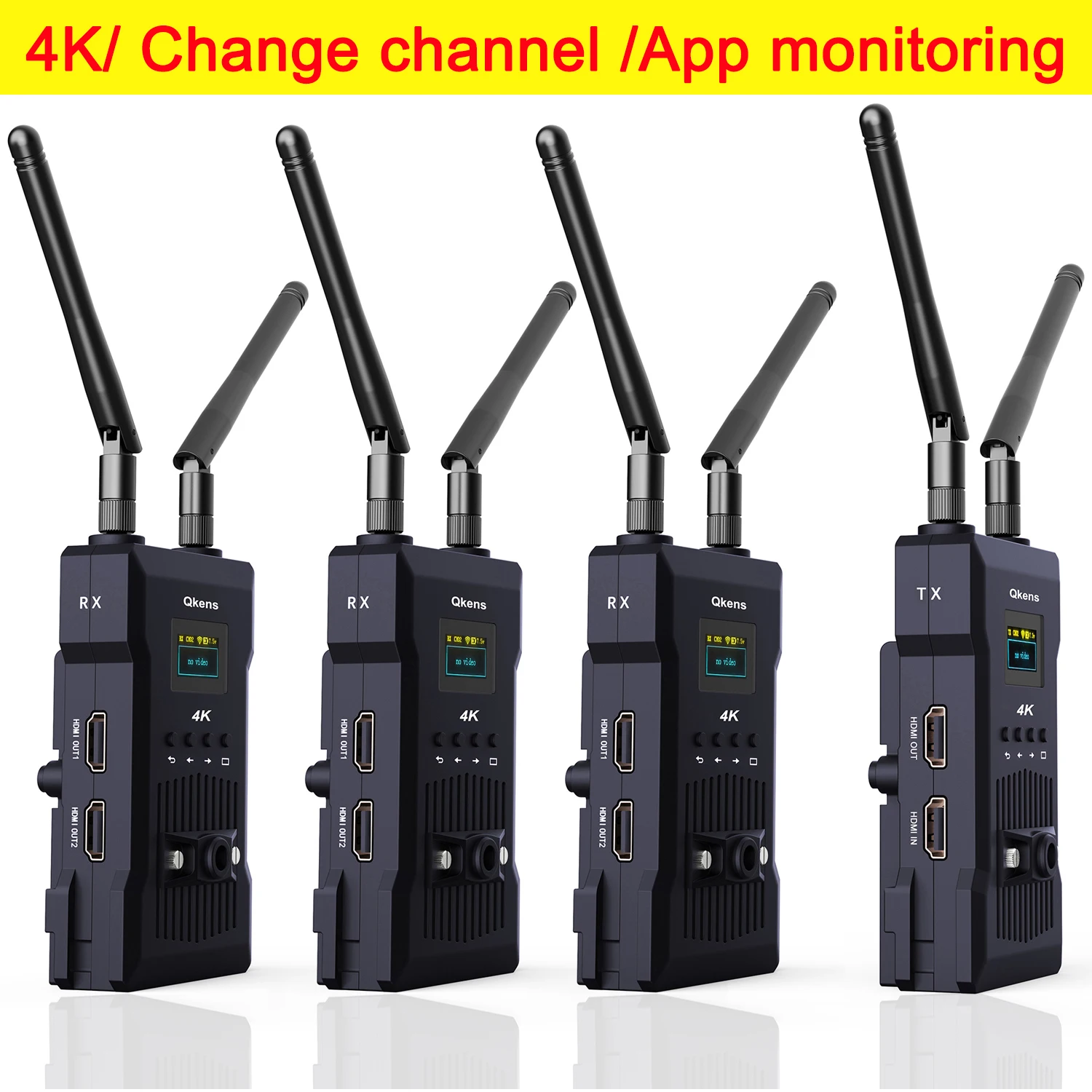 �y�Z�[�����z200m 4K ���C�����XHDMI�G�N�X�e���_�[ �f���A���f�B�X�v���C �r�f�I����M�@ �o�b�e���[�쓮�Ή� DSLR�J���� �m�[�g�p�\�R�� PC - �e���r�ڑ�