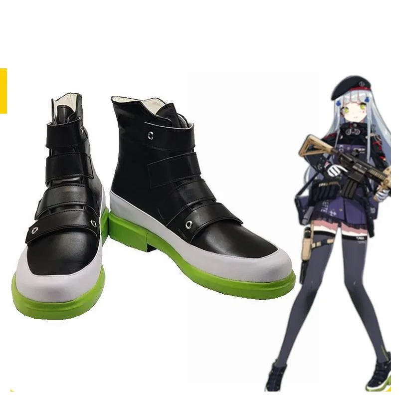 Girls HK416 Cosplay Shoes Frontline Game Cosplay Props Halloween Cosplay HK416 Custom Made Boots