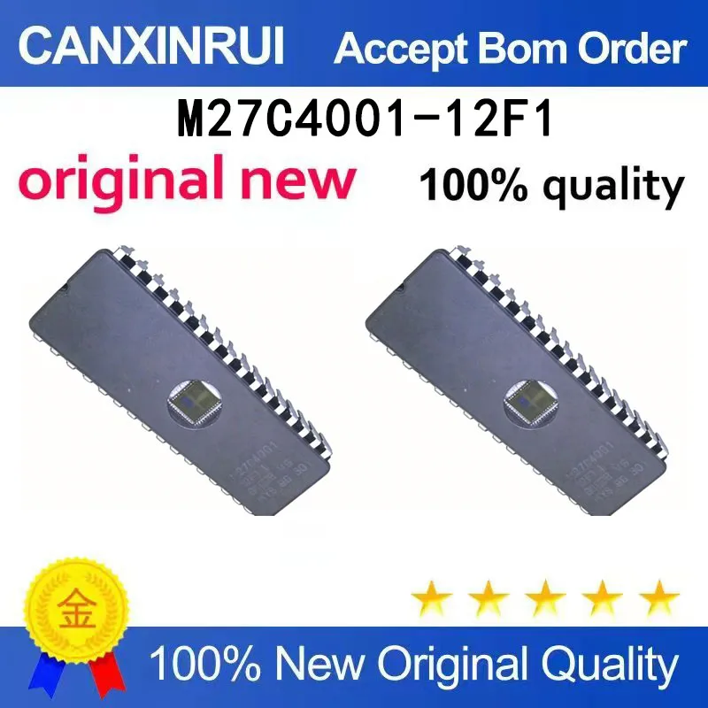 （5-100 pieces）Brand new stock M27C4001-12F1 M27C4001 DIP32