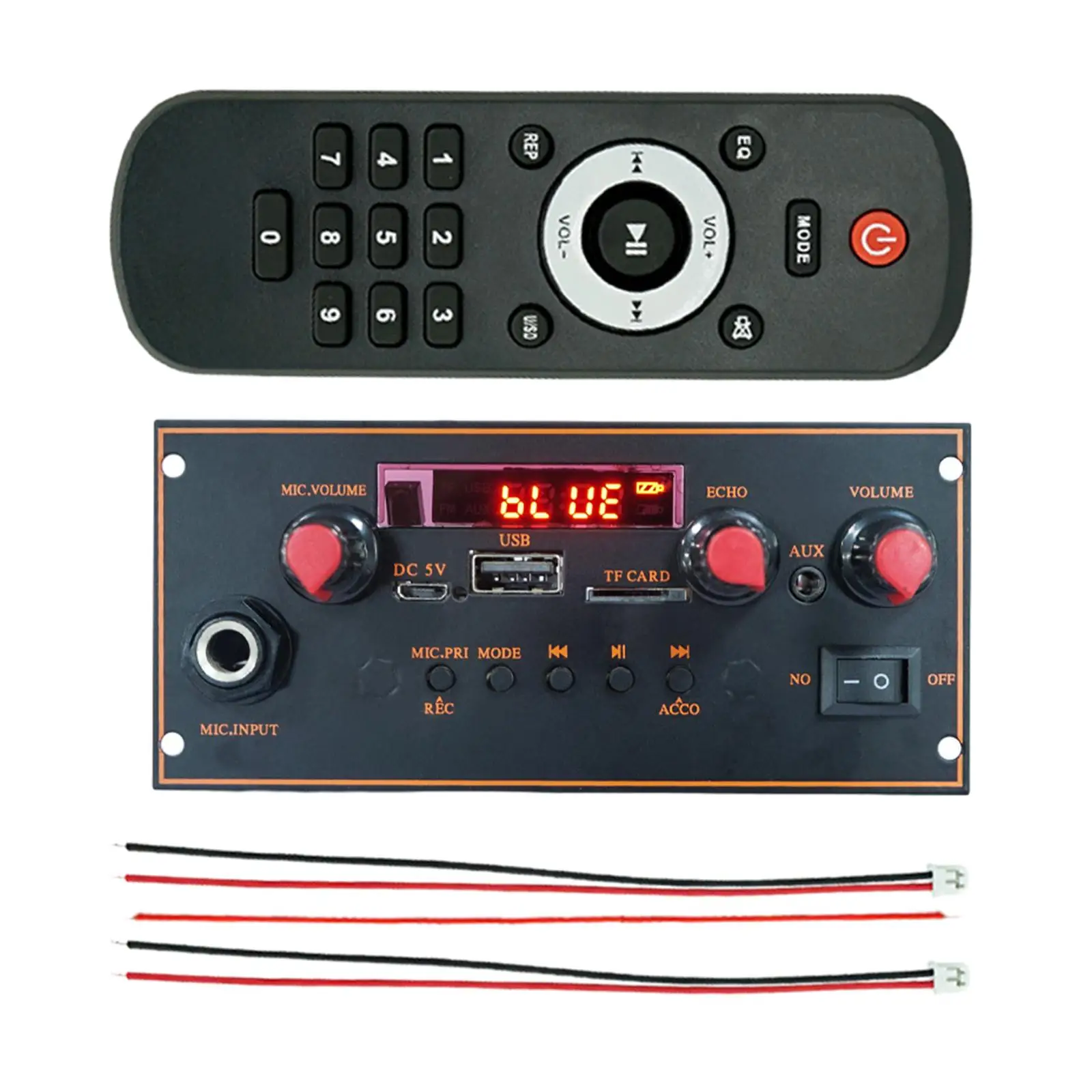 Écran d'affichage de carte décodeur Audio pour haut-parleur lecteur Audio sans perte Bluetooth USB AUX TF FM Radio voiture musique carte décodeur MP3