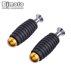 BJMOTO Motorcycle 6 mm Gear Shift Brake Lever Toe Pegs Pedals M6 For Suzuki GSXR 600 750 1000 1300 M109R SV 650 1000 GSR750