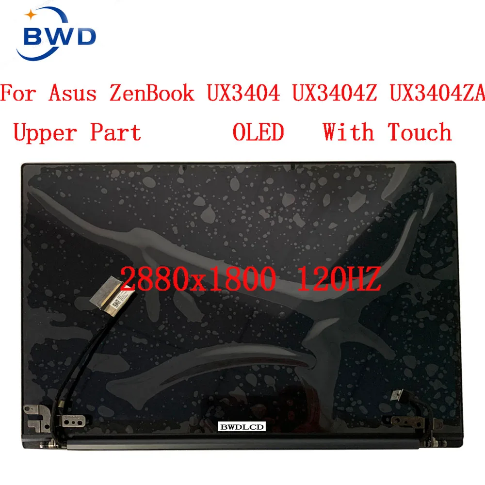 

14.5 Inch OLED Display Panel 2880x1800 Touch Screen Replacement for ASUS ZenBook UX3404 UX3404Z UX3404ZA Top Half Assembly