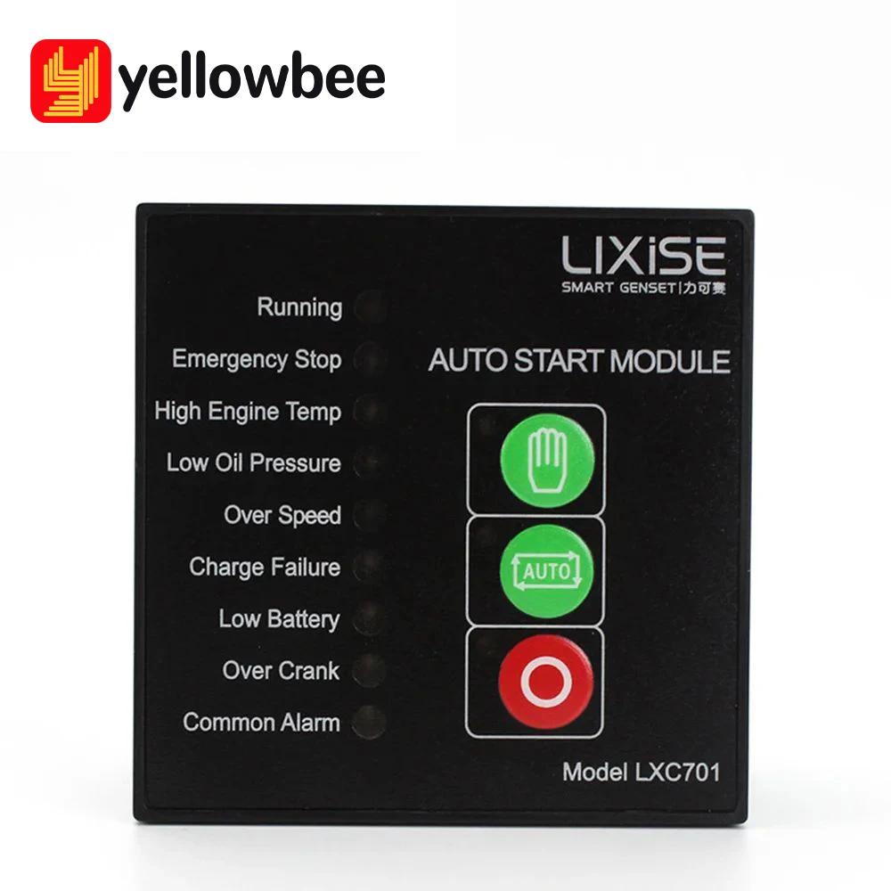 

Original LIXiSE LXC701 auto start module controller diesel generator control board panel genset part replace dse701