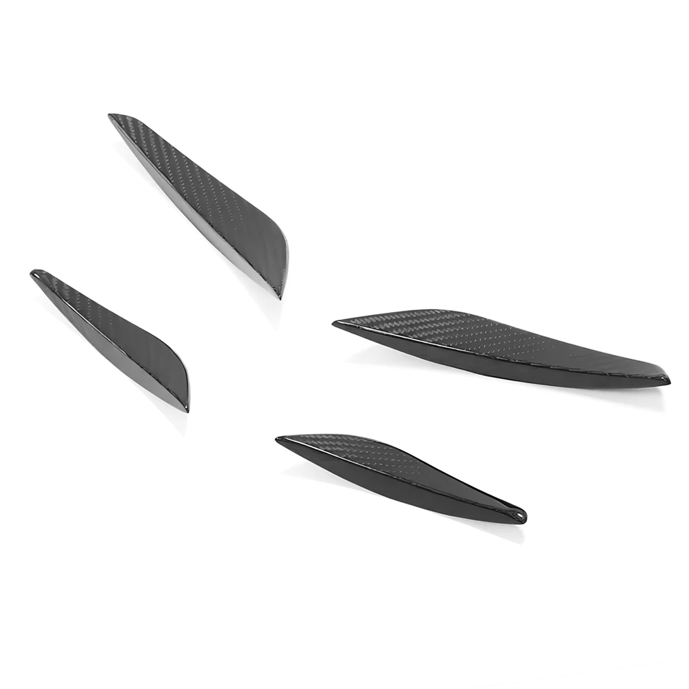 Dry Carbon Fiber Front Bumper Side Canards Splitter For BMW 8 Series G14 G15 G16 840i M850i M Sport 19-23 Add Ons