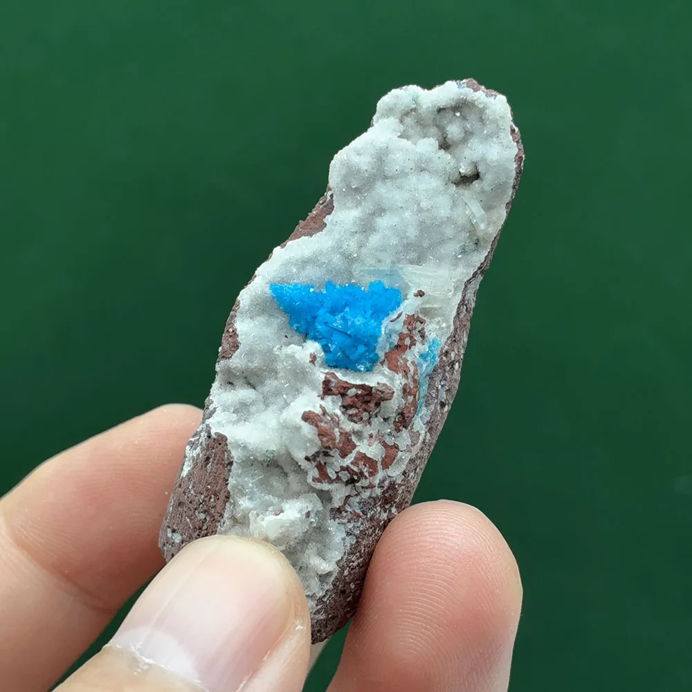 A1-4D Newly 100% Natural Cavansite 12-40g Mineral Stones And Crystals Teaching Specimen The Wagholi mine from Maharashtra India