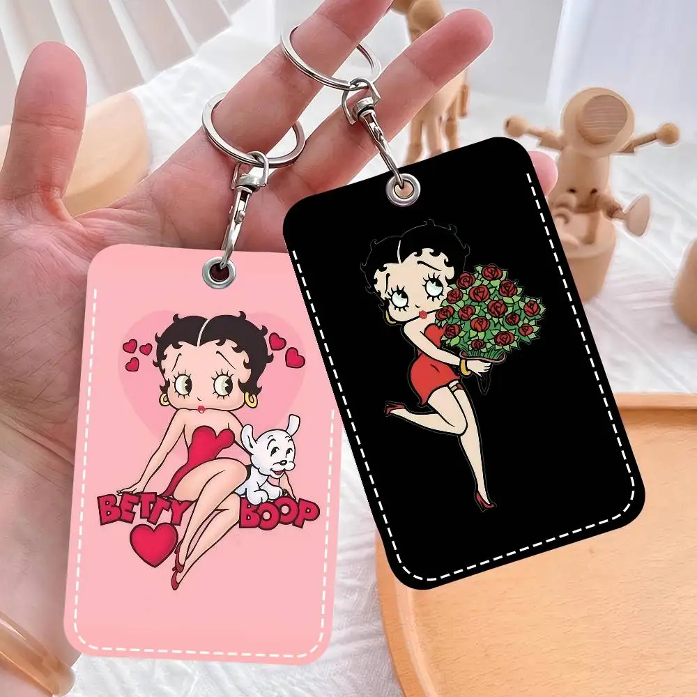 

Pretty Cartoon B-BettyS B-boopS Fashion Leather Card Wallet Slim ID Protector For Office And School
