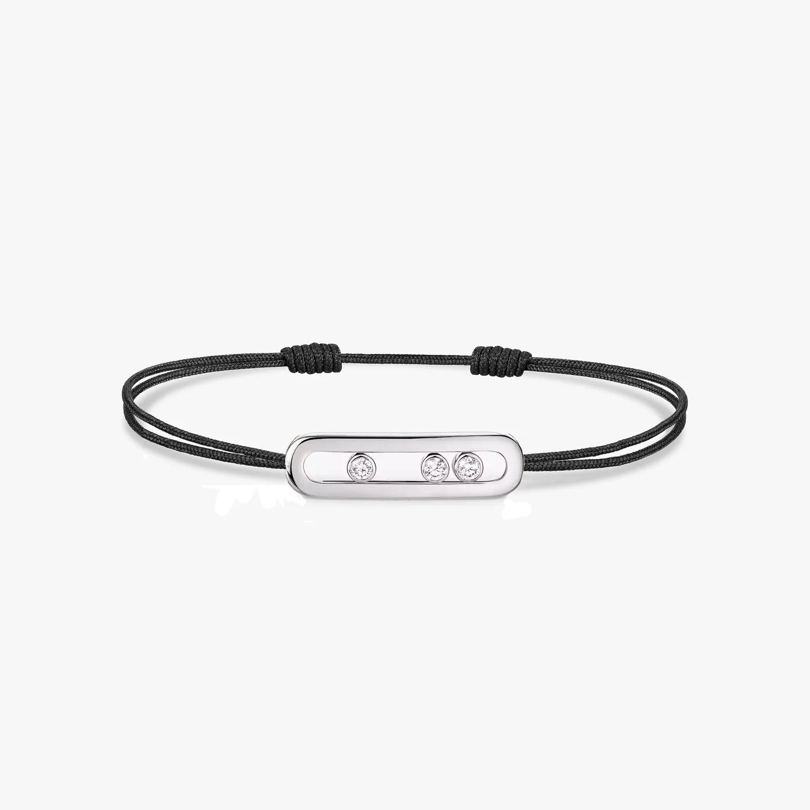

High-version Messi Card Qixi Couple Red Rope Bracelet with Three Moissanite