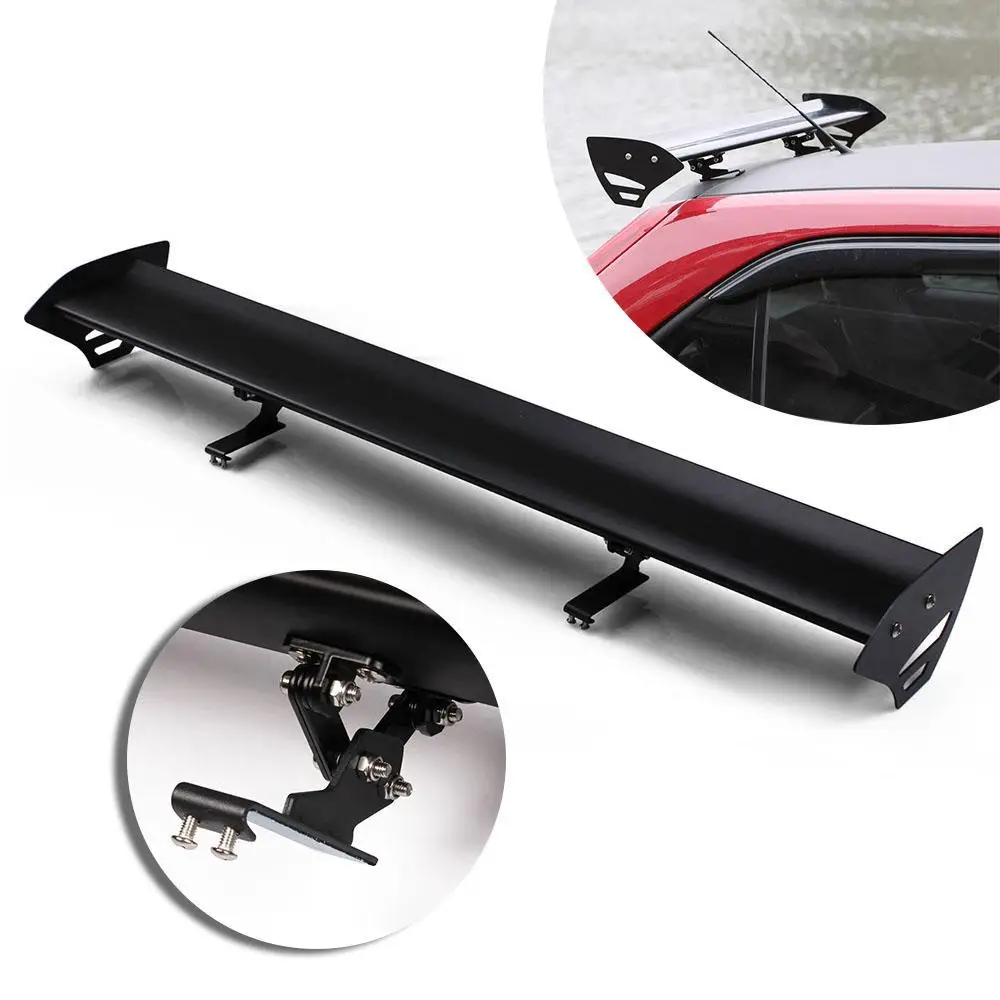

Car Tail Wing Modification Free Punching Single-layer Aluminum Alloy Universal Tail Wing Hatchback Car Spoiler Fixed Wind Wing