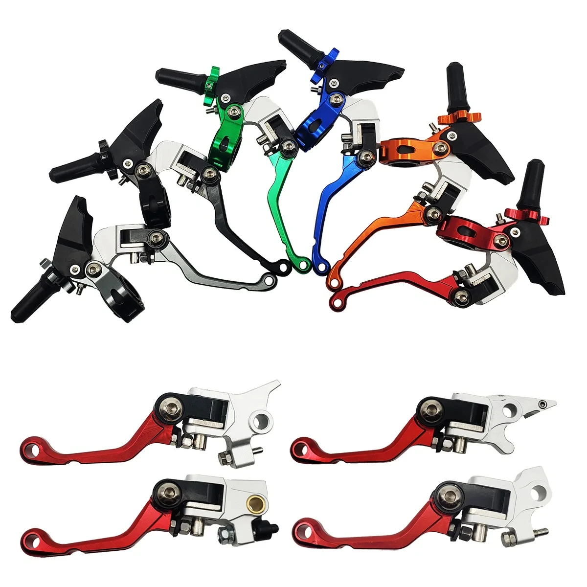 

For BOSUER BSE Z5 Z7 Z11 M2 M4 M5 M6 Kayo T4 T6 Dirt Bike Motocross CNC 360° Labor-saving Anti-slip Folding Brake Clutch Lever