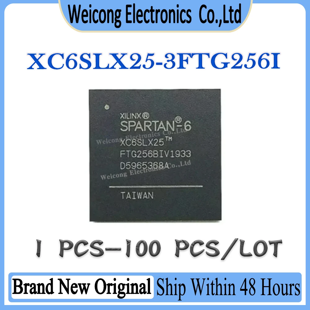 XC6SLX25-3FTG256I XC6SLX25-3FTG256 XC6SLX25-3FTG XC6SLX25 XC6SLX IC Chip BGA-256