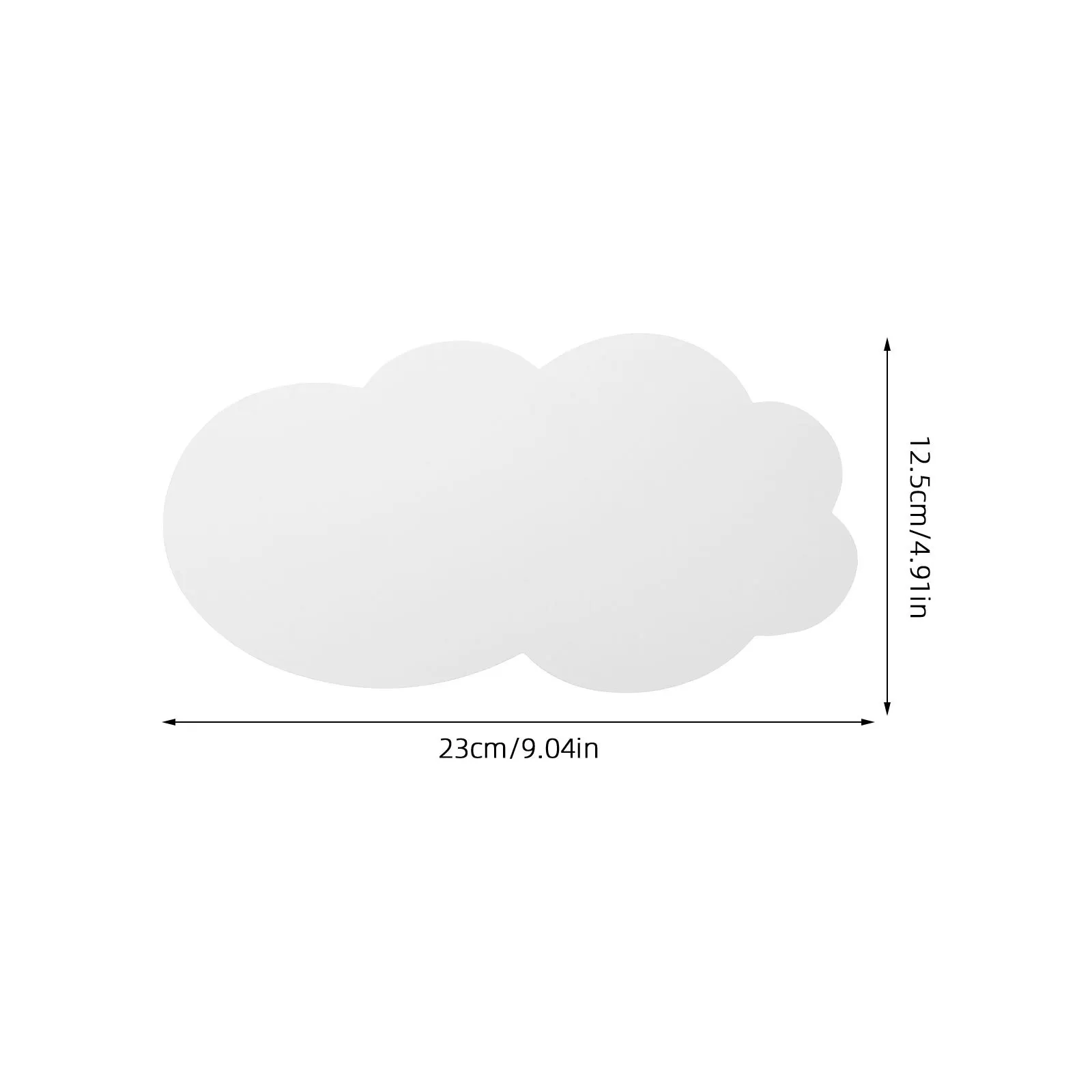 50 قطعة انقطاع سحابة بيضاء البطاقات ورقة DIY بها بنفسك الأشكال الحرفية الحضانة ديكور الفصول الدراسية لوحة الإعلانات لهجات غرفة الطرف