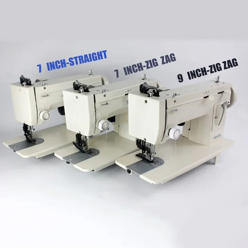 

Electric Thick Material Sewing Machine Walking Foot Zigzag Stitch7''/ 9'' Arm Leather And Heavy-Duty Sewing Machine