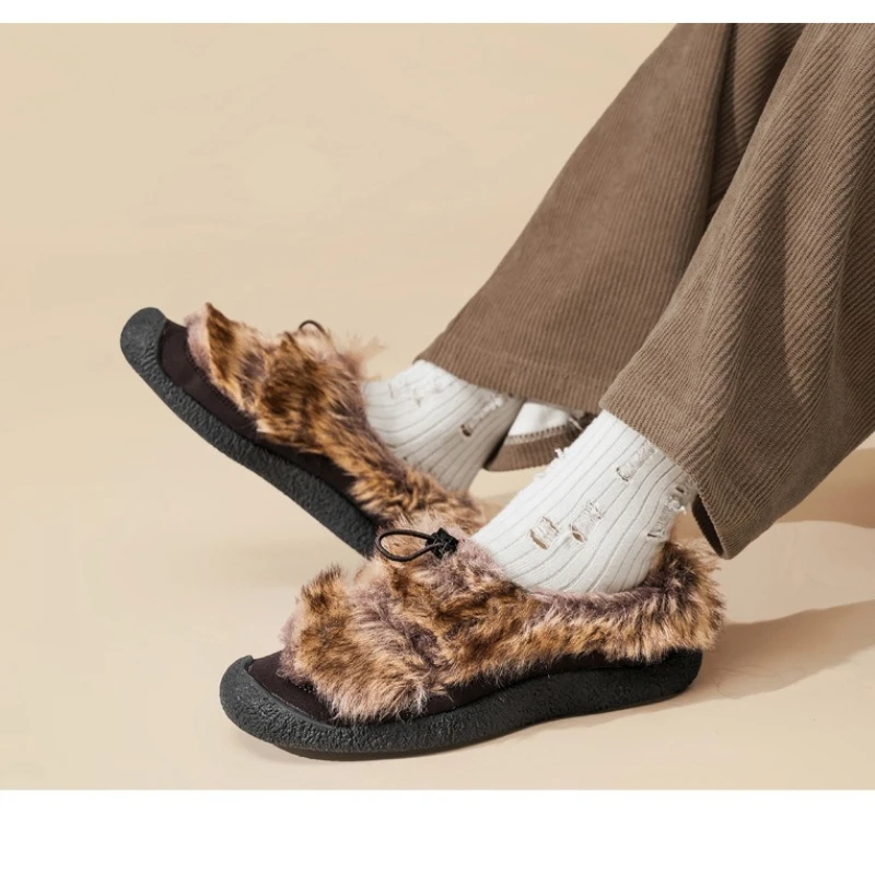 

Soft Soled Plush Women's Cotton Shoes Autumn and Winter Outdoor Sports Warm Women's Vulcanized Shoes