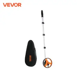 VEVOR Measuring Wheel Telescoping Measure Wheel Measurement 0-9,999m with Back Bag Suitable for Lawn/Hard/Wood Road Measuring