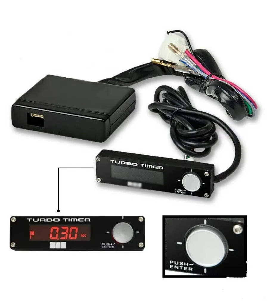 Auto-Turbo-Timer für Dieselmotoren 12V LED Parkzeit-Verzögerer Auto-Modifiziertes Gerät Digitaler Turbo-Timer für HONDA GOLF TOYOTA – Detail 7
