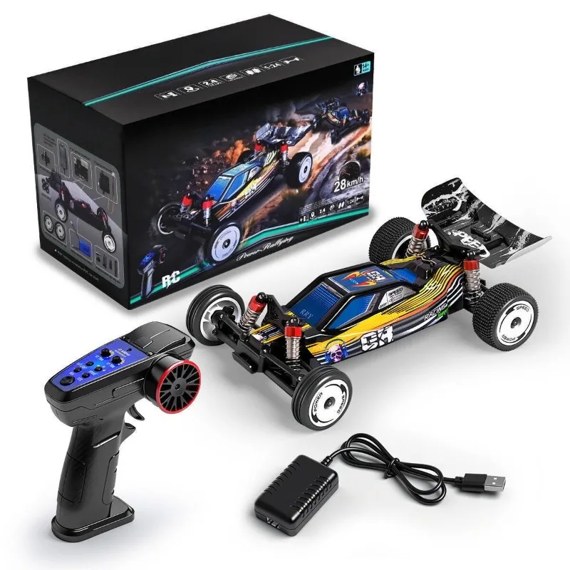 High Speed Remote Control Car 1/24 Scale 2WD Drift Racing Toy 2.4G All Terrain RC Electric Cars Boys Adults Birthday Gifts