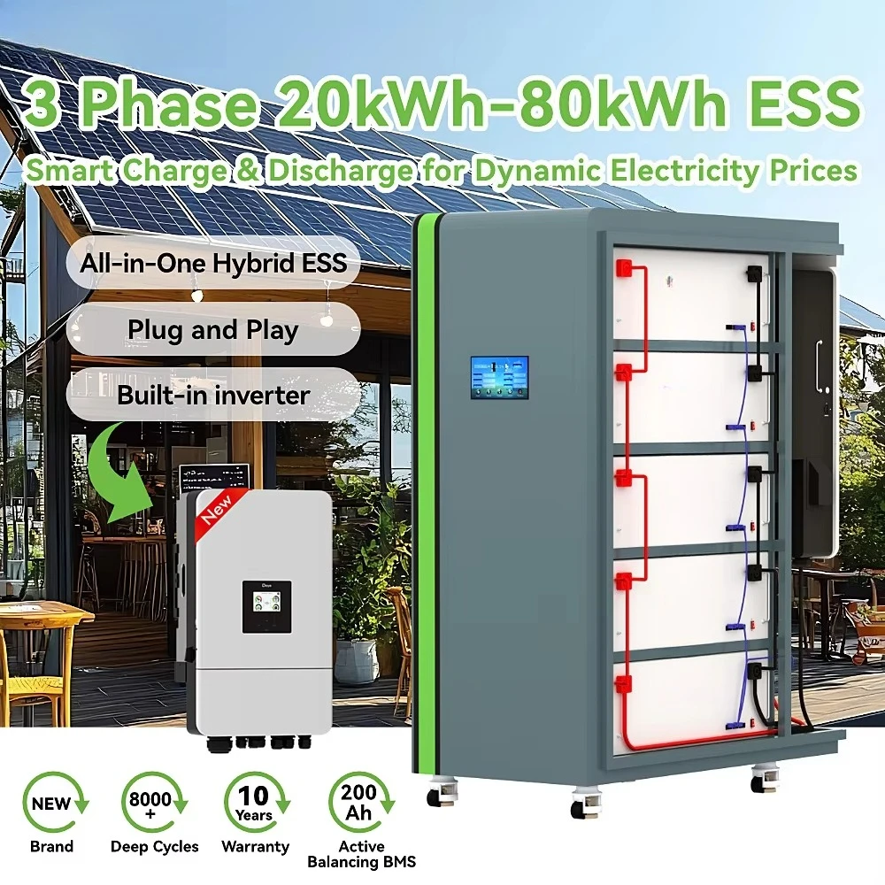 JApower 50kWh Battery All in One Solar Energy Storage System 15kVA 32kWh Lithium Battery Hybrid Inverter for Residential Power