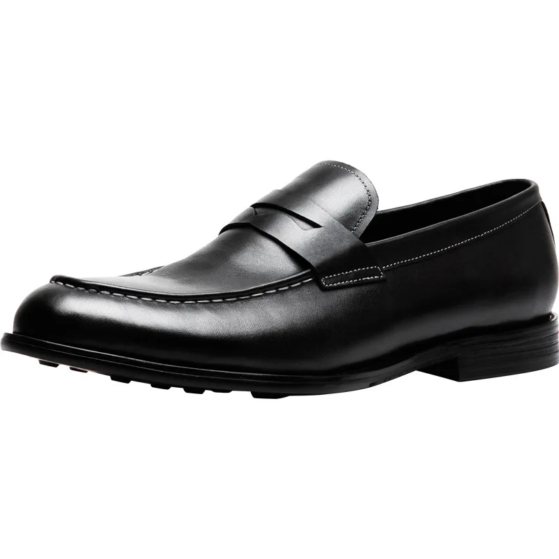 

Роскошные лоферы из натуральной кожи на плоской подошве, мужская дизайнерская обувь из воловьей кожи, повседневная обувь, мужские кроссовки в британском стиле ретро, весна-осень-зима