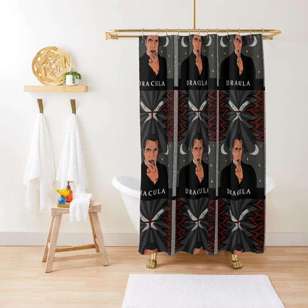 

Dracula Tarot Card Shower Curtain Modern Bathroom Accessories Set For Bathroom Luxury Bathroom Shower For Bathrooms Curtain