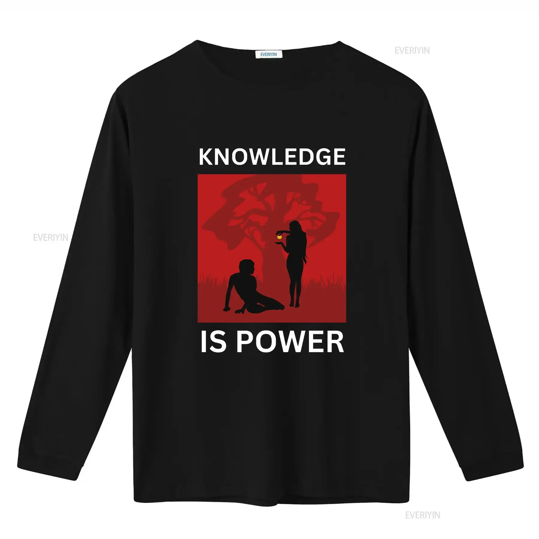 FeminisT تي شيرت لمعلم العلوم المعرفة هو قوة مكافحة الدين الملحد القوطية الظلام ليليث حديقة عدن خمر غسلها