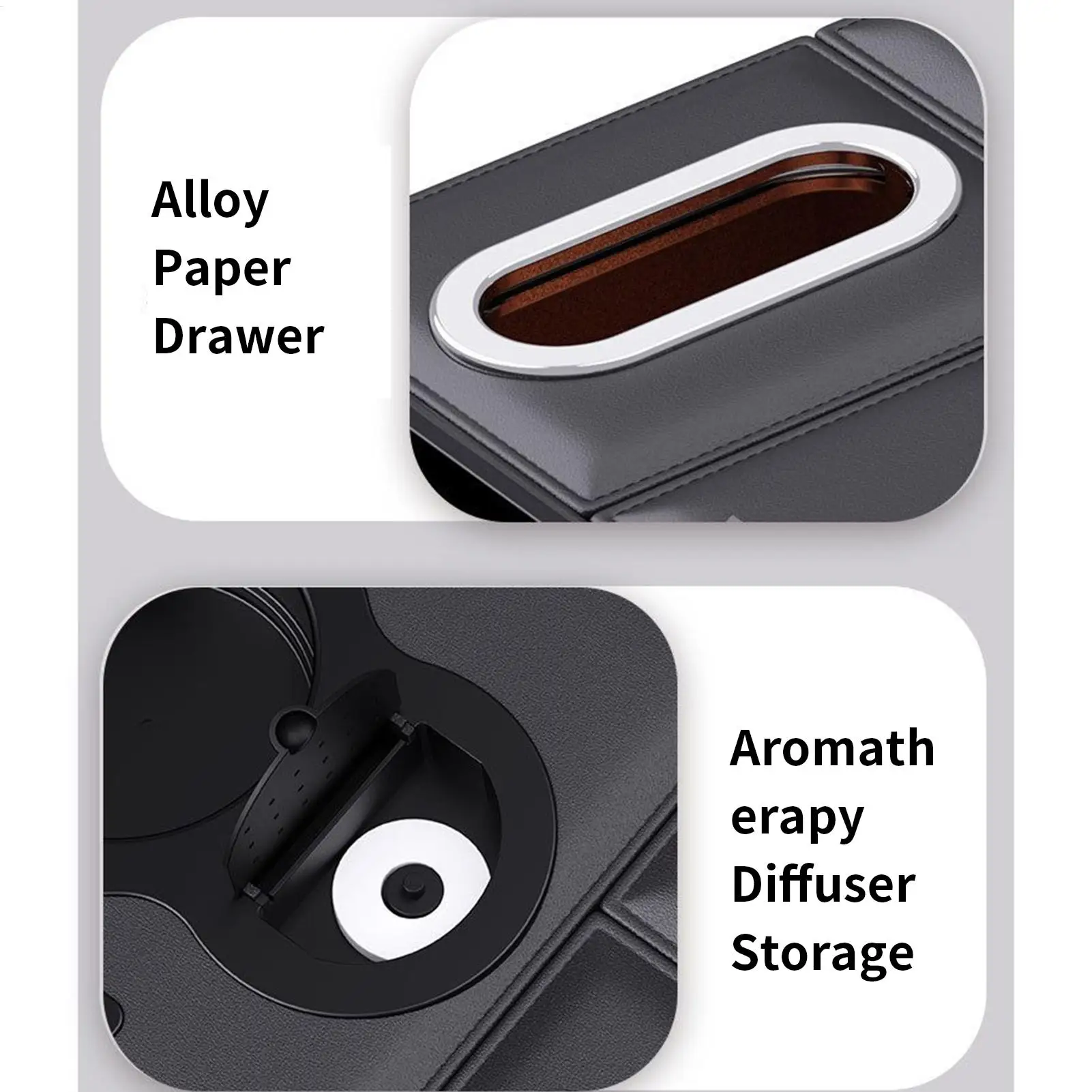 

Ящик для хранения в подлокотнике для автомобиля, многофункциональный органайзер для подлокотника из искусственной кожи с подстаканником, подлокотник, подушка-усилители