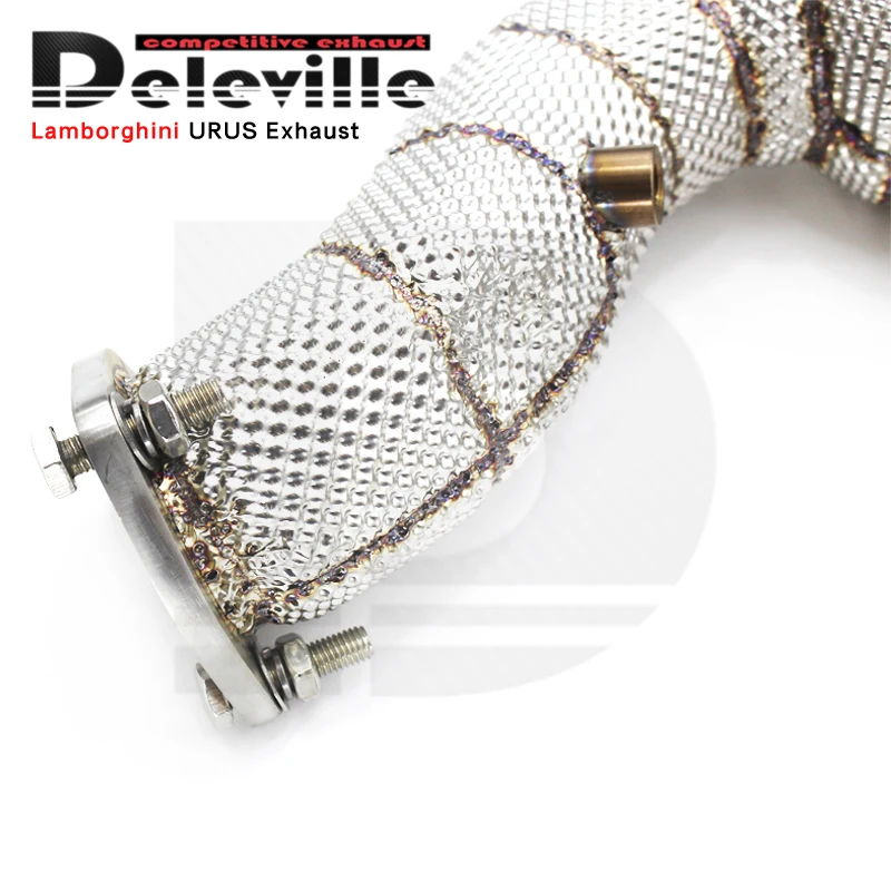 أنبوب العادم النازل لامبورغيني URUS 4.0 2018 + أنبوب التدفق الحر للسباق SS304 مع نظام العادم OPF/DPF