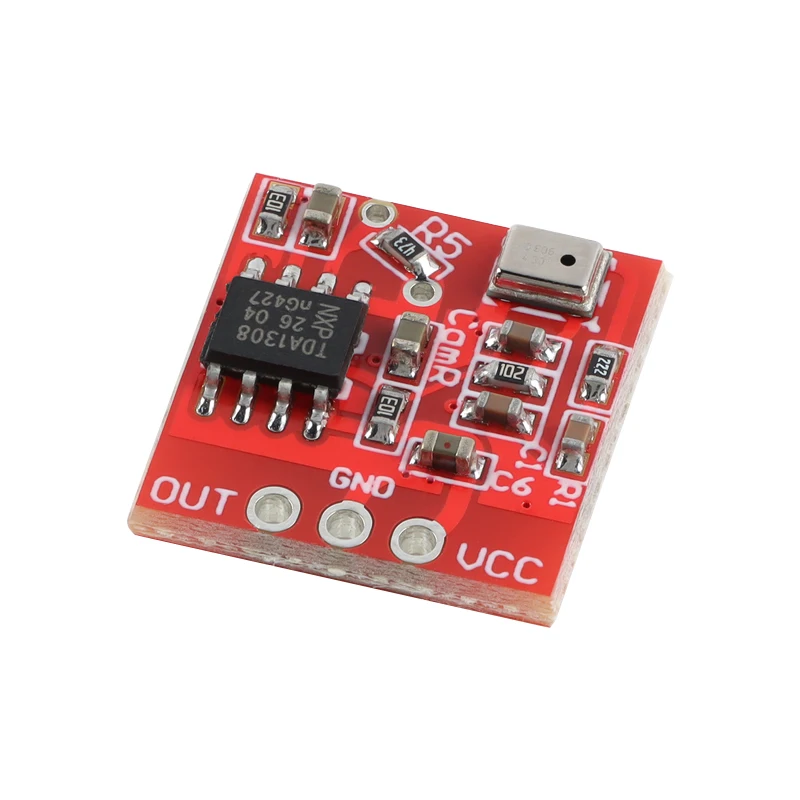 5pcs/1pc AD828 Single Power Supply TDA1308 Class AB Stereo Headphone Driver Module Front Audio Amplifier Board