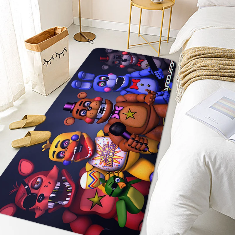 Carpet for Bedroom Five N-Nights at F-Freddy´s Hallway Toilet Bathroom Mat Anti Slip Kitchen Living Room Rug Home Decorations