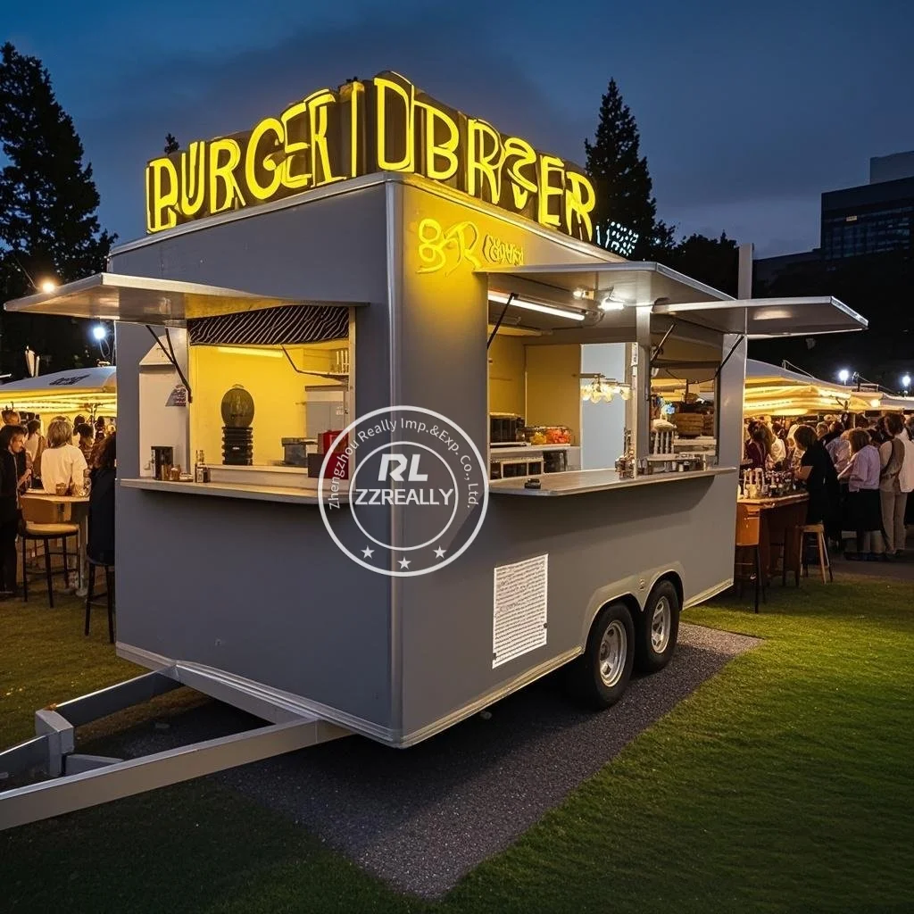 

Food vending cart trailer hot dog bus ice cream truck snack food carts for different color