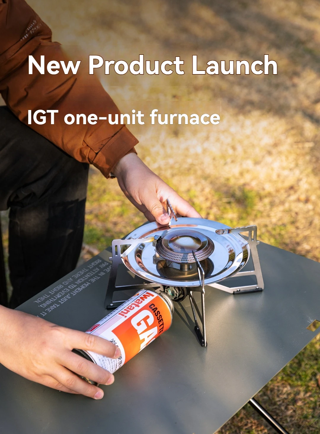 

CAMPINGMOON XD-5F Xuan Yan Card Stove Large Power Stable Pressure Stove Head Outdoor Camping Portable Stove