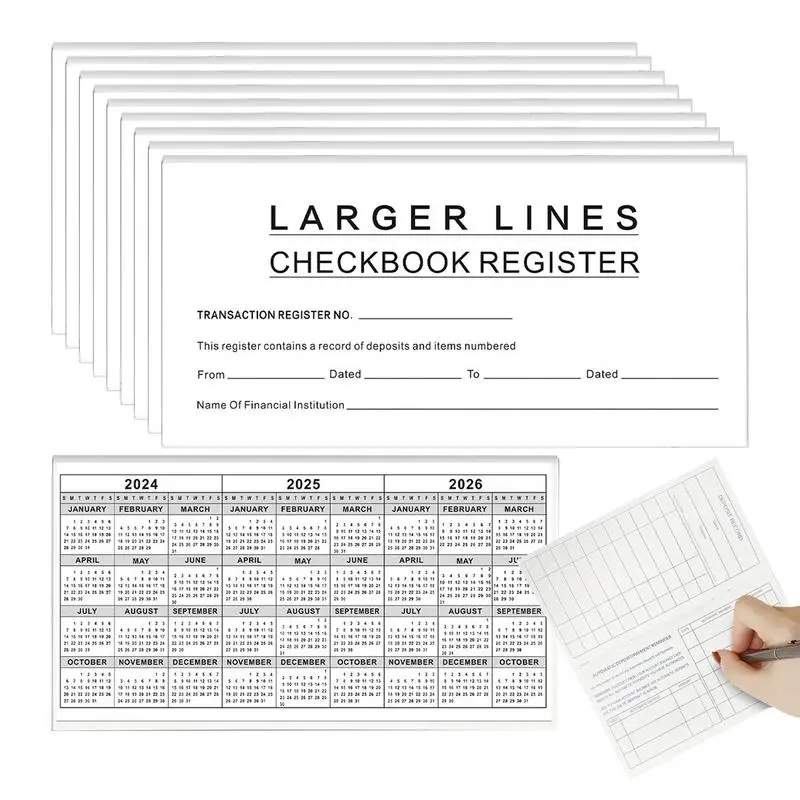 Check Registers For Personal Checkbook Low Vision Debit Card Register Checkbook Ledger For Checking And Saving Account Deposit