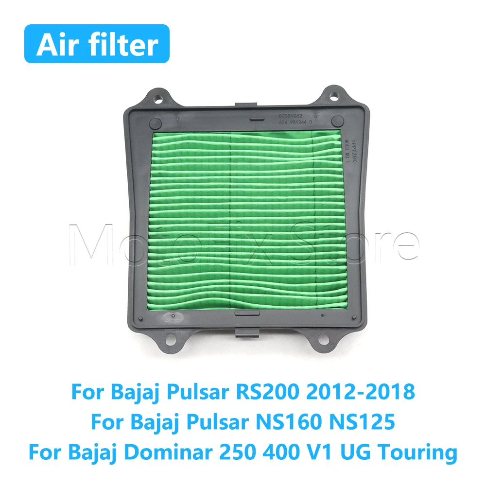 

Motorcycle Accessories Air Filter Engine Intake Cleaner For Bajaj Pulsar RS200 NS160 NS125 Dominar 250 400 V1 UG Touring