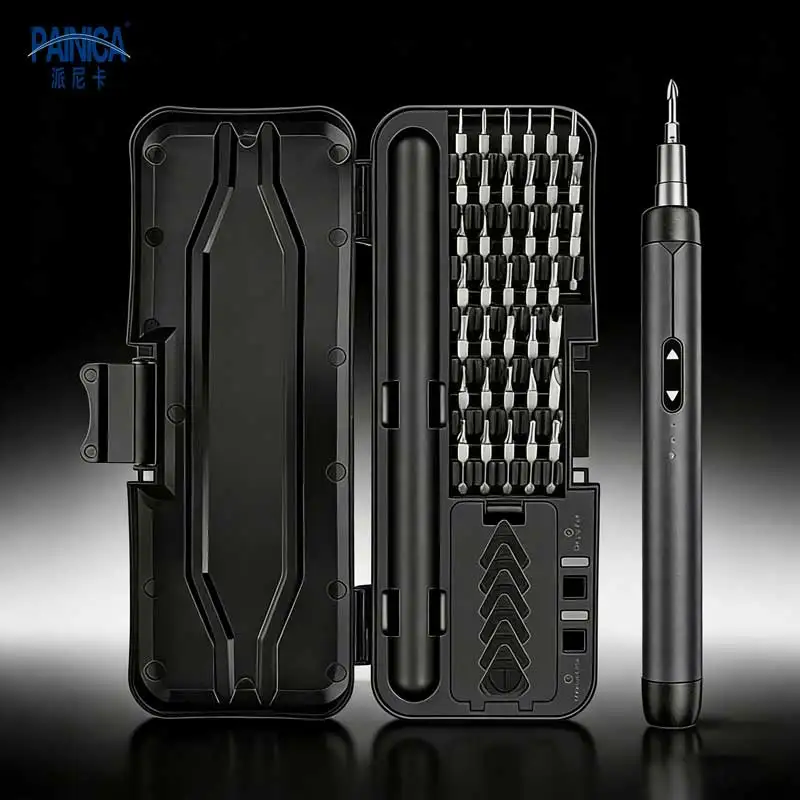 

Набор беспроводных литий-электрических прецизионных отверток с портом зарядки Type-C, мини-набор бит CRV для ремонта мобильных телефонов и ноутбуков