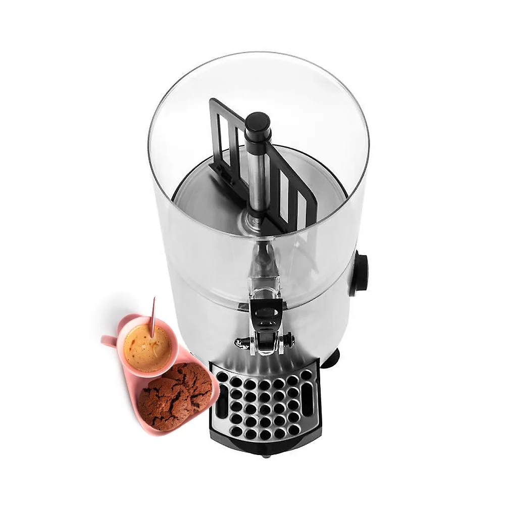 220V Hot Chocolate Machine Chocolate Dispenser Rotary Blender Mixer Warmer for Chocolate Milk Coffee Cocoa Melting Maker