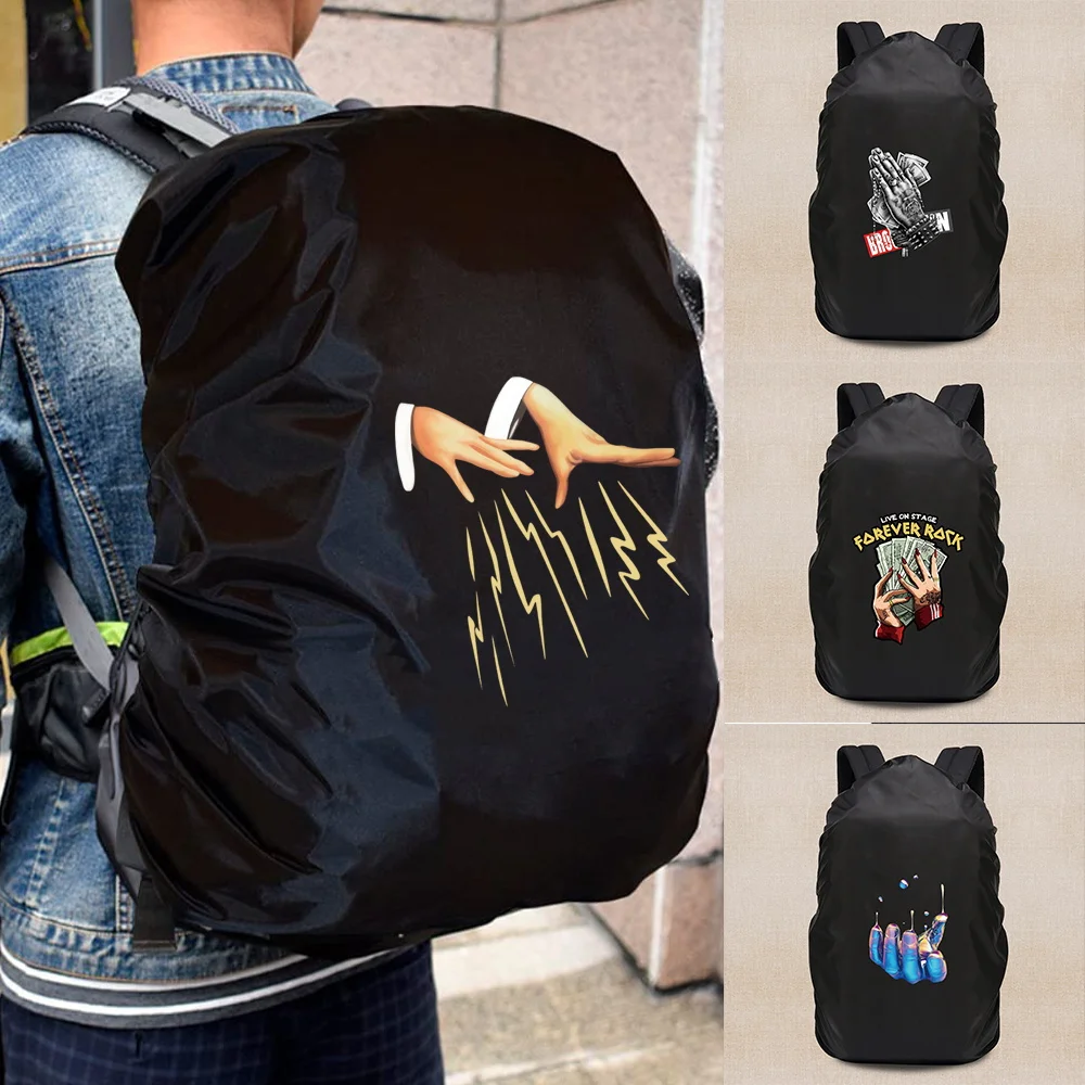 Outdoor Camping Hiking Durable Nylon Backpack Dust Cover Travel Accessories Fit for 20L‑70L Backpack