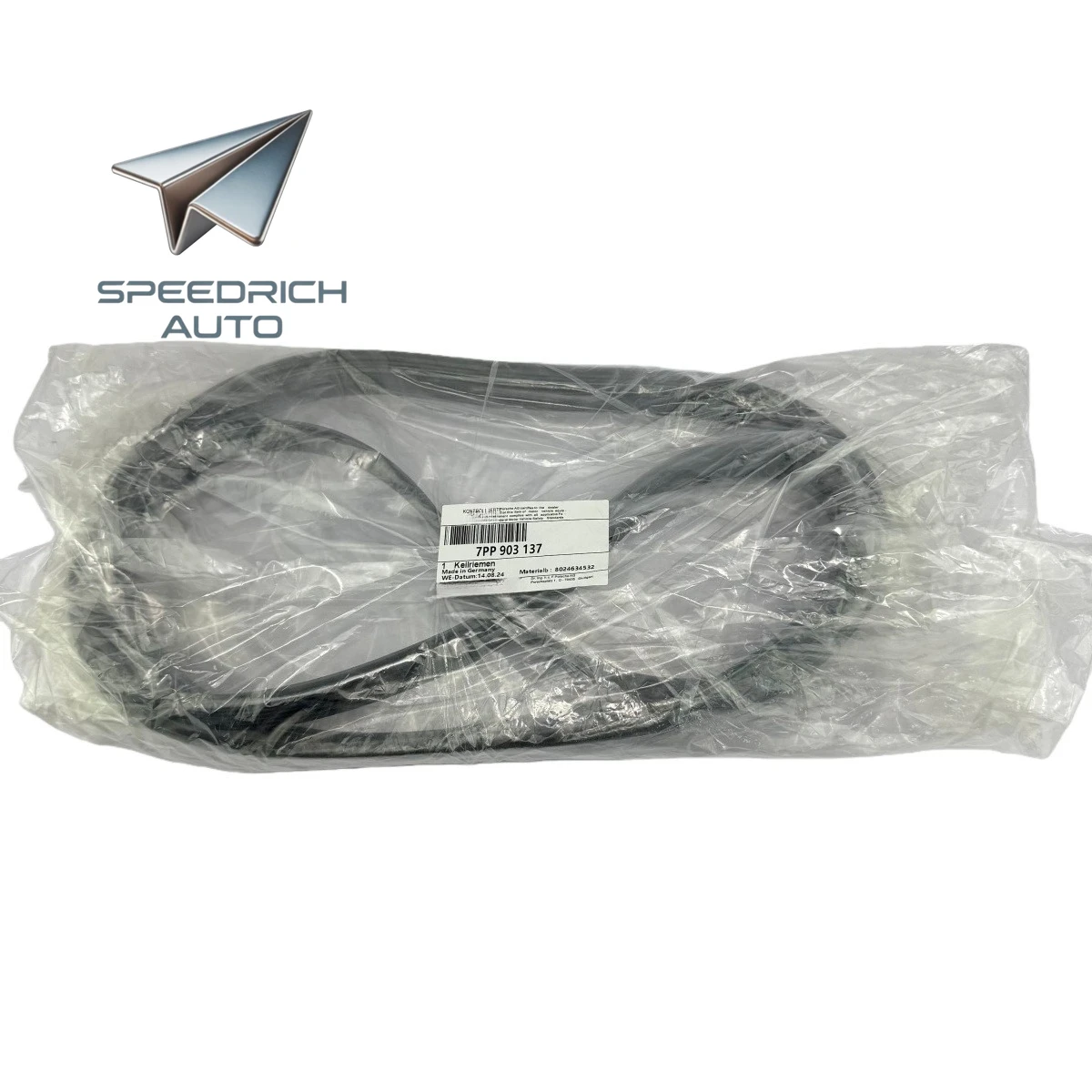 

7PP903137 95510225100 V-Belt for Porsche Cayenne Panamera 2007-2010 2010-2016 2011-2018