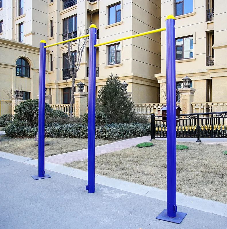 

Two Double Bars for Outdoor Fitness Equipment
