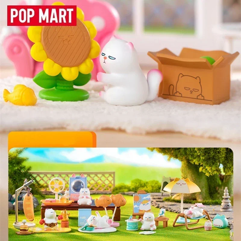 

Pop Mart Vivicat Garden Life Series Blind Box Toys Mystery Box Guess Bag Doll Cute Anime Figure Desktop Ornaments Collection